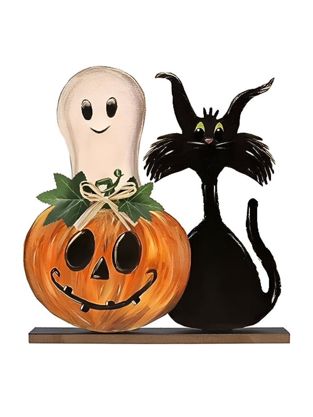 Halloween Decorations Indoor Halloween Wooden Signs Pumpkin Ghost Decor Table